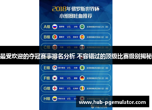 最受欢迎的夺冠赛事排名分析 不容错过的顶级比赛级别揭秘