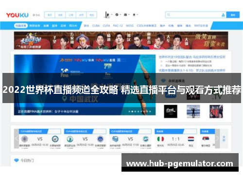2022世界杯直播频道全攻略 精选直播平台与观看方式推荐