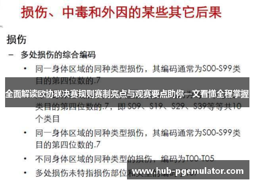 全面解读欧协联决赛规则赛制亮点与观赛要点助你一文看懂全程掌握